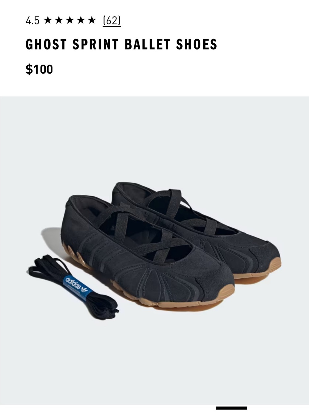 adidas Ghost Sprint Ballet Shoes - BRAND NEW NO TAGS - Picture 4 of 10